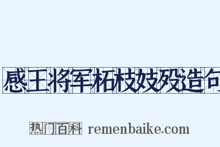 感王将军柘枝妓殁造句是什么意思的图片